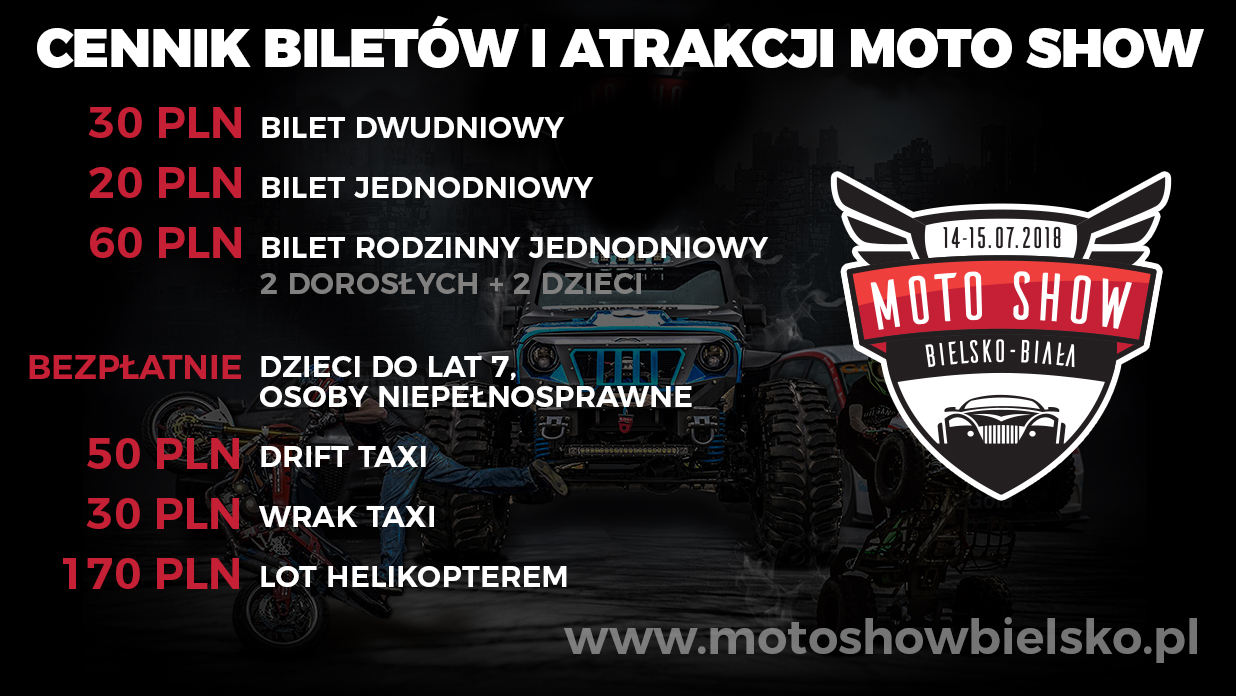 CENNIK MOTO SHOW BIELSKO-BIAŁA