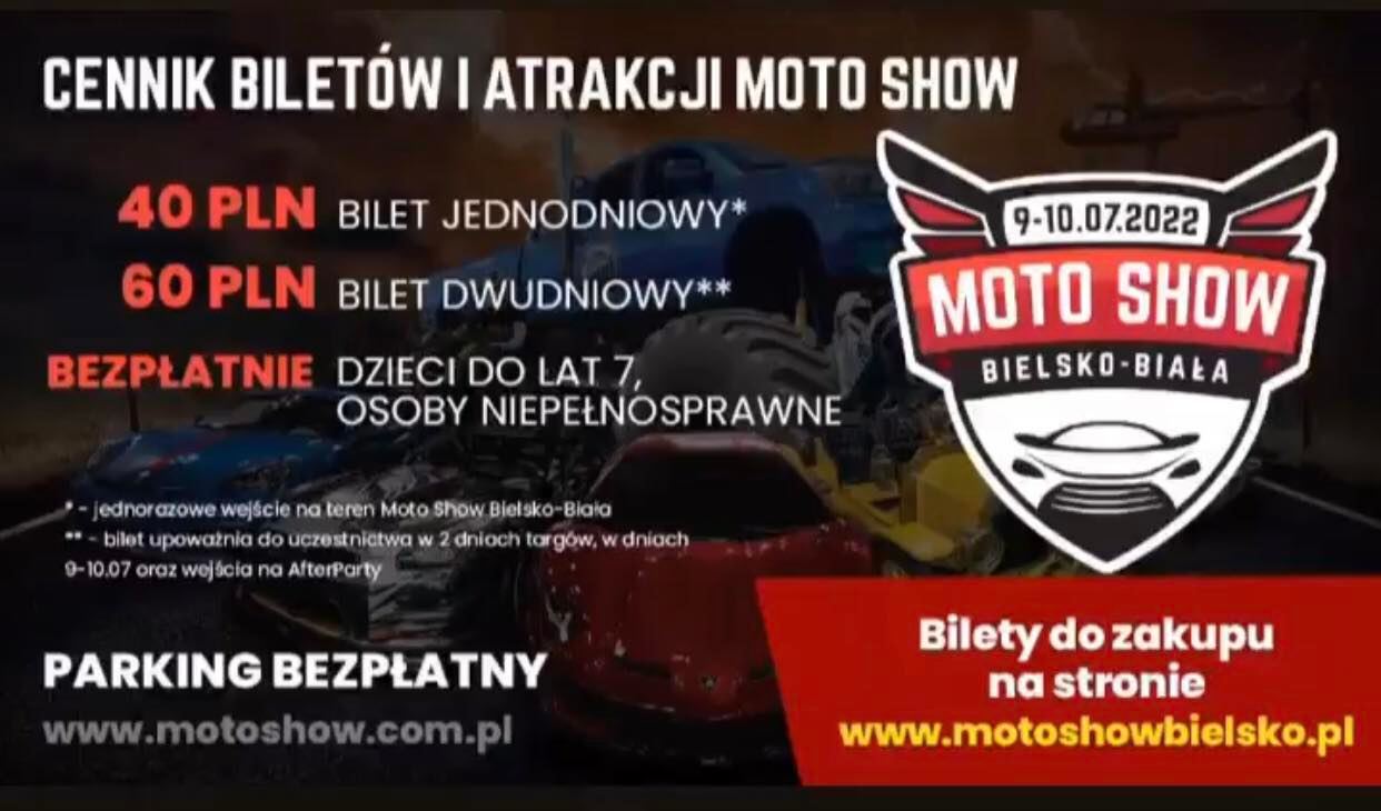 Cennik Moto Show Bielsko-Biała
