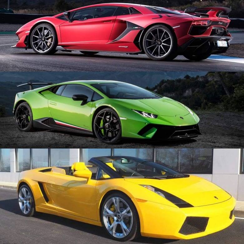 Rodzina LAMBORGHINI na Moto Show Bielsko-Biała